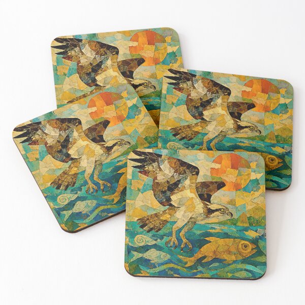 Item preview, Osprey in Fragmented Flightscape #5 designed and sold by Helios Be. Lavsh.