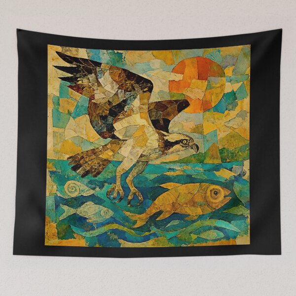 Item preview, Osprey in Fragmented Flightscape #5 designed and sold by Helios Be. Lavsh.
