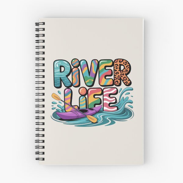 Item preview, National River Day River Life Typography, Colorful Kayaking Design, Nature Adventure Water Art, Summer Outdoor Shirt designed and sold by khadija19art.