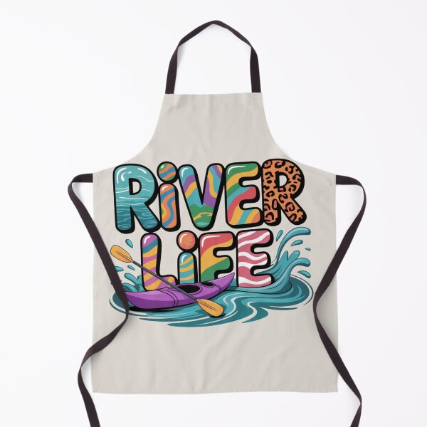 Item preview, National River Day River Life Typography, Colorful Kayaking Design, Nature Adventure Water Art, Summer Outdoor Shirt designed and sold by khadija19art.