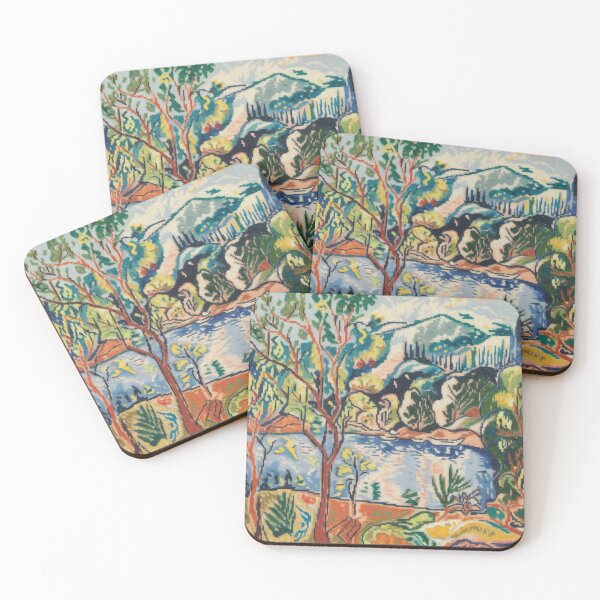 Item preview, Colorful French Countryside Landscape | Post-Impressionist Nature Painting designed and sold by CARRAANN.