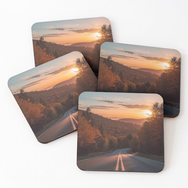 Item preview, Mysterious Mountain Road at Sunset 3 designed and sold by AlinaSCorner.