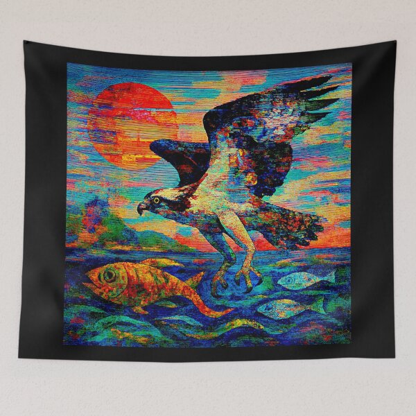 Item preview, Osprey in Fragmented Flightscape #6 designed and sold by Helios Be. Lavsh.