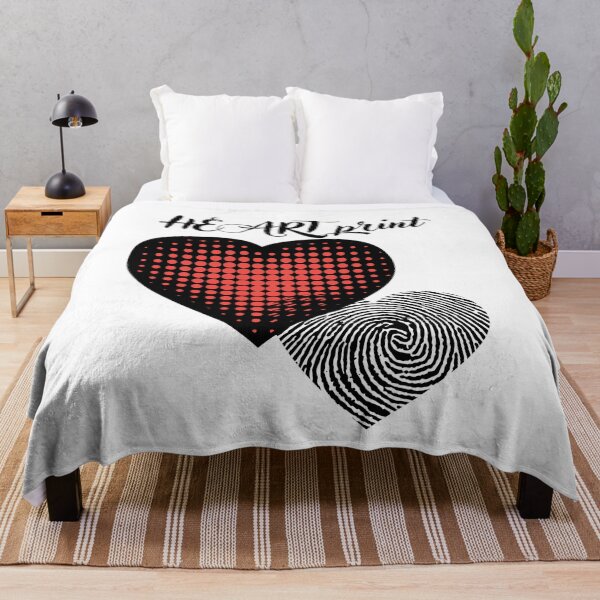 Item preview, Heart Print with Fingerprint – Love and Identity Art designed and sold by asudesign.