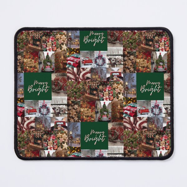 Item preview, Merry & Bright Christmas Aesthetic Collage designed and sold by HarrisonDesign.