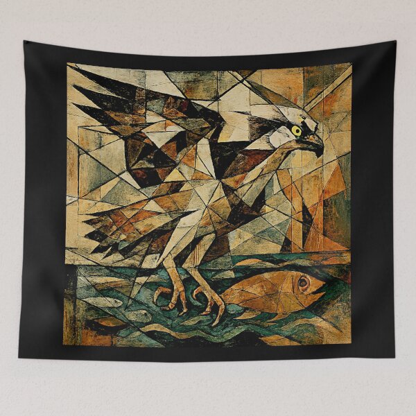 Item preview, Osprey in Fragmented Flightscape #7 designed and sold by Helios Be. Lavsh.