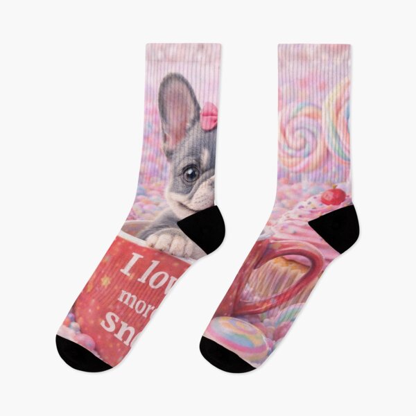 Item preview, Blue French Bulldog Loves Snacks designed and sold by GivingJoy.