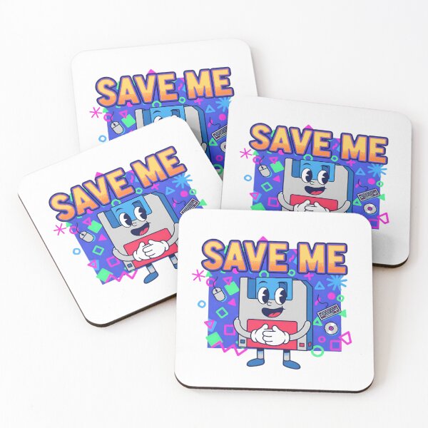 Item preview, Save Me Retro Floppy Disk 90s Tech Nostalgia designed and sold by LowBattery Social Club.