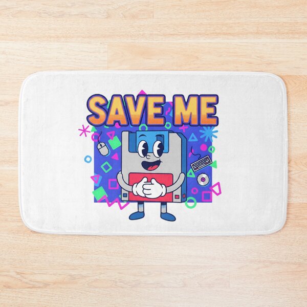 Item preview, Save Me Retro Floppy Disk 90s Tech Nostalgia designed and sold by LowBattery Social Club.