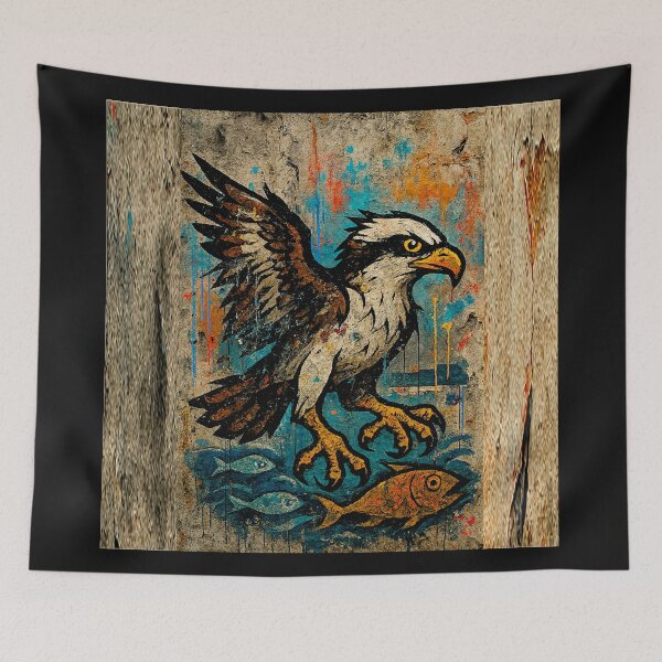 Item preview, Osprey in Fragmented Flightscape #8 designed and sold by Helios Be. Lavsh.
