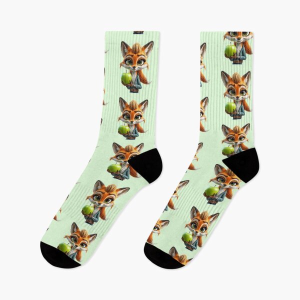 Item preview, Adorable Fox Character Illustration designed and sold by ValeriValera.