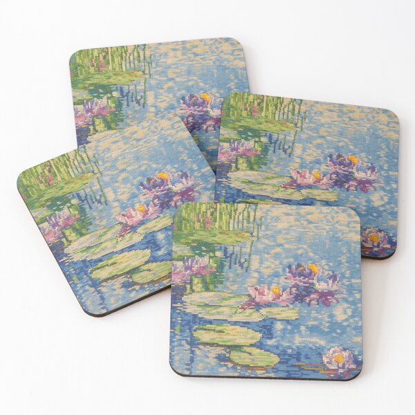 Item preview, Water Lily Pond Painting | Impressionist Garden Artwork Inspired by Mone designed and sold by CARRAANN.