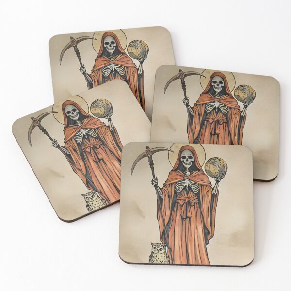Item preview, Santa Muerte  - Holy Death designed and sold by Wild Raven Tarot.