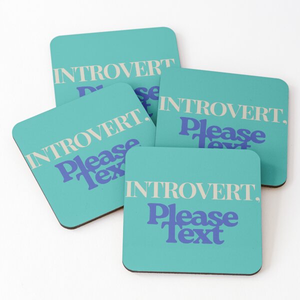 Item preview, Introvert Please Text Me Funny Design designed and sold by Dariusz.K.
