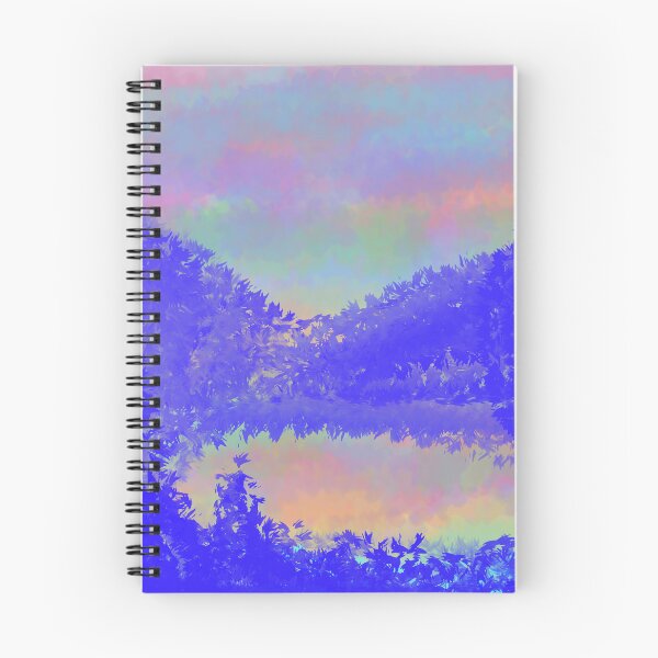 Item preview, Landscape digital art mountains reflection lakeside  designed and sold by Thought2reality.