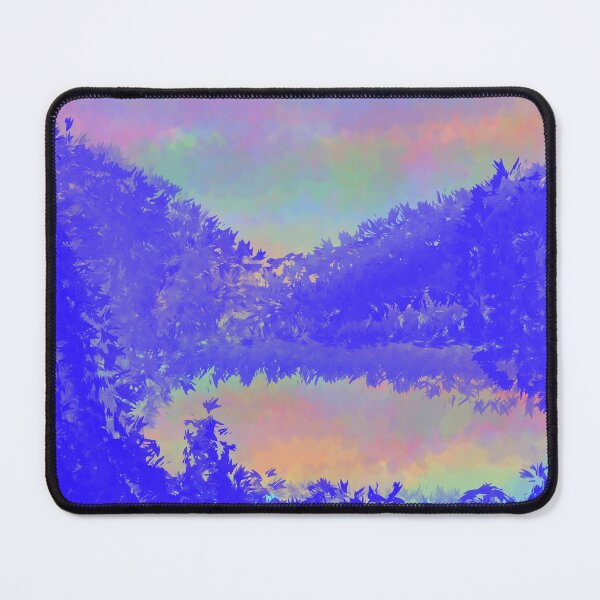 Item preview, Landscape digital art mountains reflection lakeside designed and sold by Thought2reality.