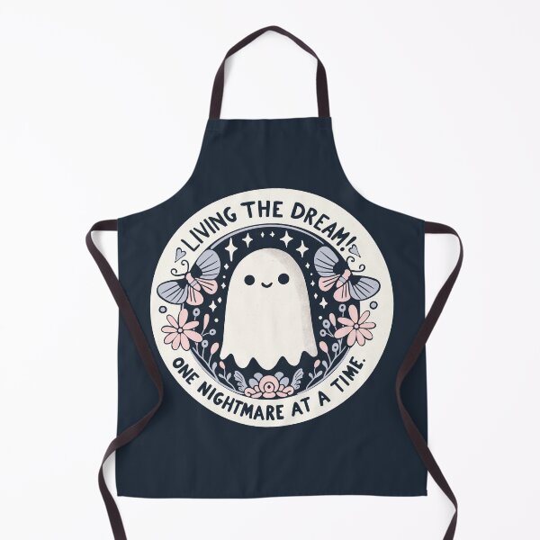 Item preview, Living the dream - cute ghost designed and sold by Itouchedabee.