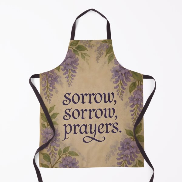 Item preview, sorrow sorrow prayers in wisteria frame designed and sold by EmeraldeaArt.
