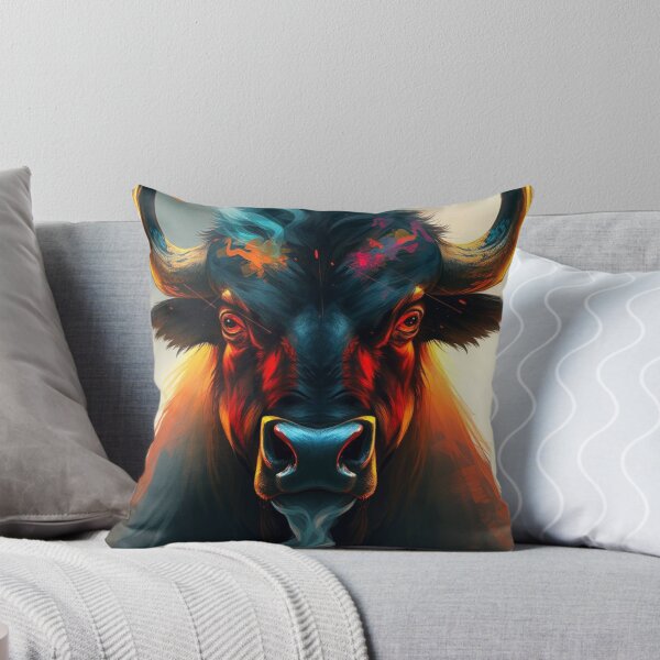 Item preview, Angry buffalo's head designed and sold by GOODLOOKING10.