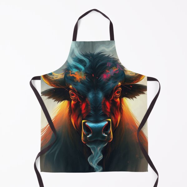Item preview, Angry buffalo's head designed and sold by GOODLOOKING10.