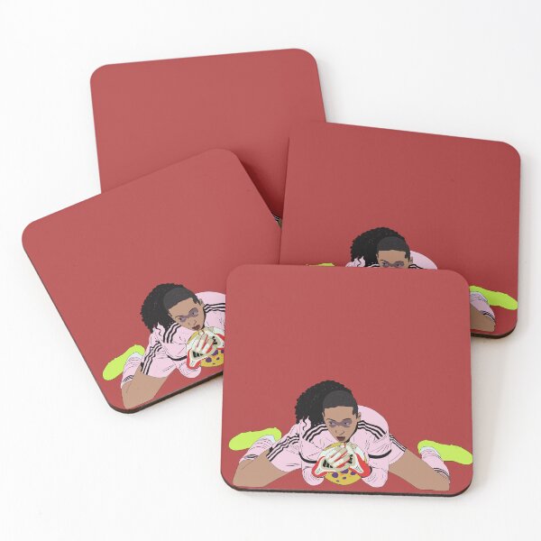 Item preview, Copy of Phallon Tullis-Joyce United GK Pink Kit Save Minimalist  designed and sold by Hevding.