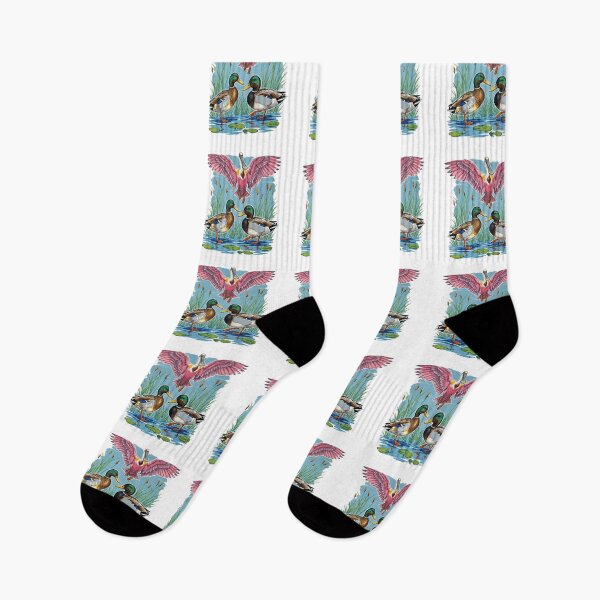 Item preview, Mallard Ducks and Roseate Spoonbill Birds designed and sold by TeeARTHY.