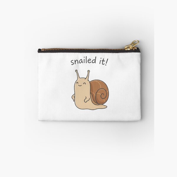 Item preview, Snailed It! - Snail Pun designed and sold by TinyJoy Studio.
