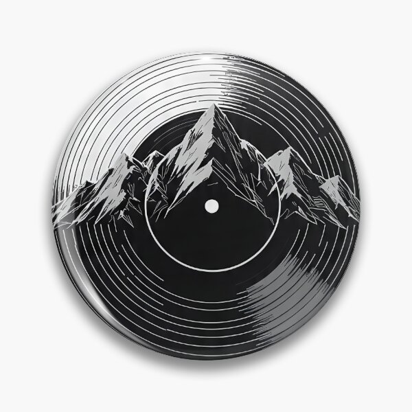 Item preview, Vinyl Record Mountain Peaks - Aesthetic Music Nature Fusion designed and sold by etuvibes.