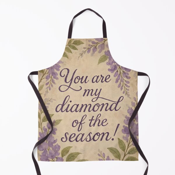 Item preview, You are my diamond of the season love message among wisterias designed and sold by EmeraldeaArt.