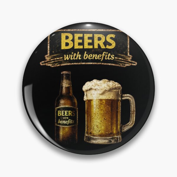 Item preview, Beers With Benefits – Retro Beer Icon designed and sold by SteadyRolling.