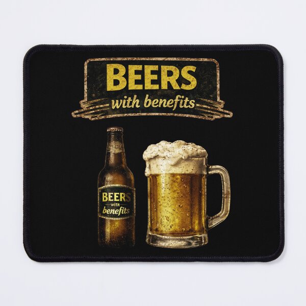 Item preview, Beers With Benefits – Retro Beer Icon designed and sold by SteadyRolling.