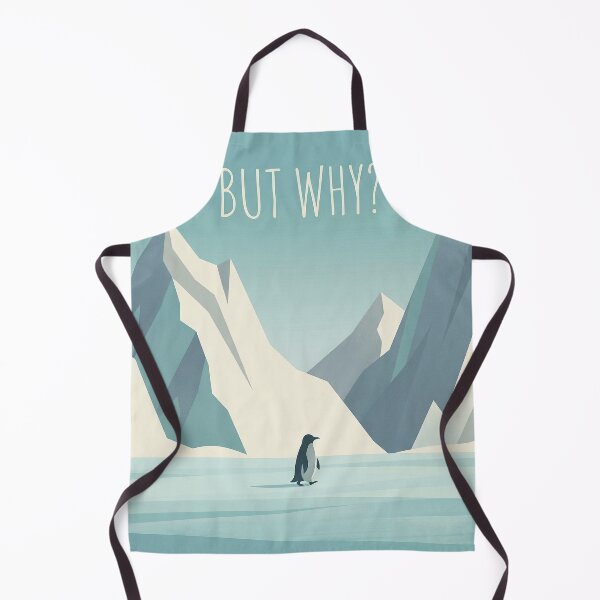 Item preview, But Why Poster Penguin designed and sold by Nice Vibes Prints.