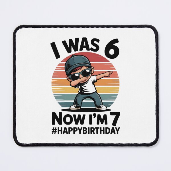 Item preview, 7 Year Old Birthday Shirt was 6 Now I'm 7 67 Funny for Kids designed and sold by THREE LITTLE BEANS.
