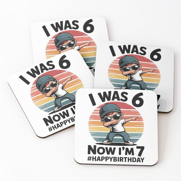 Item preview, 7 Year Old Birthday Shirt was 6 Now I'm 7 67 Funny for Kids designed and sold by THREE LITTLE BEANS.