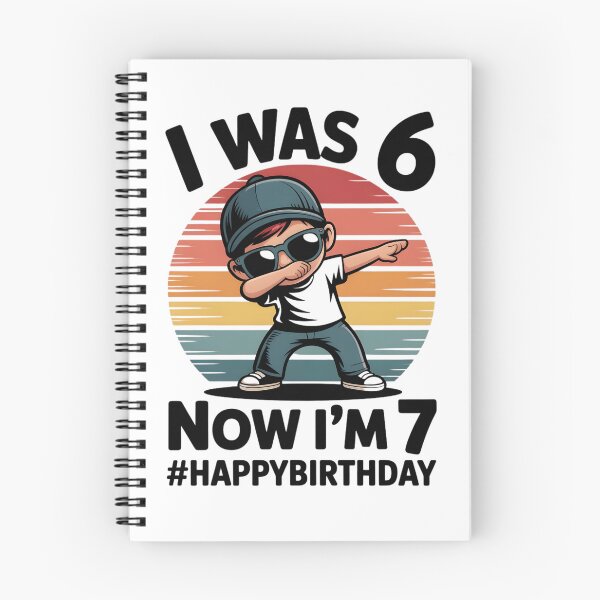 Item preview, 7 Year Old Birthday Shirt was 6 Now I'm 7 67 Funny for Kids designed and sold by THREE LITTLE BEANS.