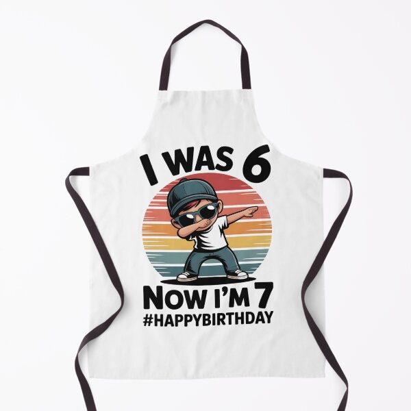 Item preview, 7 Year Old Birthday Shirt was 6 Now I'm 7 67 Funny for Kids designed and sold by THREE LITTLE BEANS.