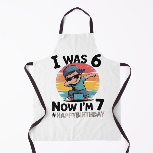Item preview, 7 Year Old Birthday Shirt was 6 Now I'm 7 67 Funny for Kids designed and sold by THREE LITTLE BEANS.