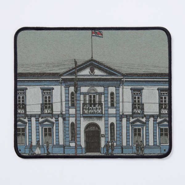 Item preview, The National Palace of Costa Rica - Historic Ink & Pastel Drawing designed and sold by JanidAlfaro.