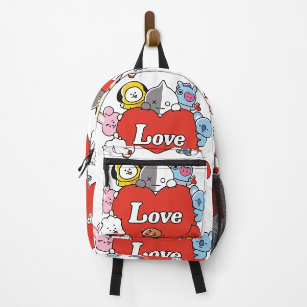 Item preview, BT21 Cute Characters Love Heart - Kawaii Kpop Fanart designed and sold by Polarisofficial.