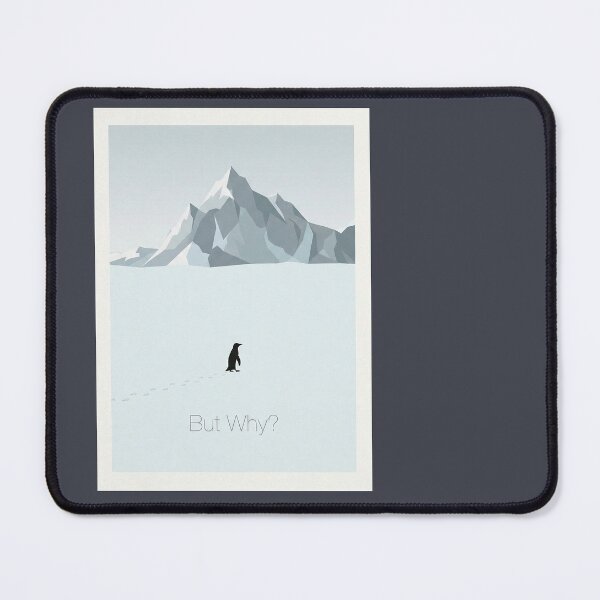Item preview, Poster Penguin "But Why?" designed and sold by Nice Vibes Prints.