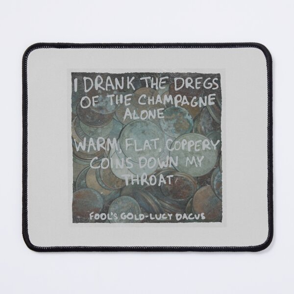 Item preview, Lucy Dacus "Fool's Gold" Lyric Art designed and sold by LyricalPrints.