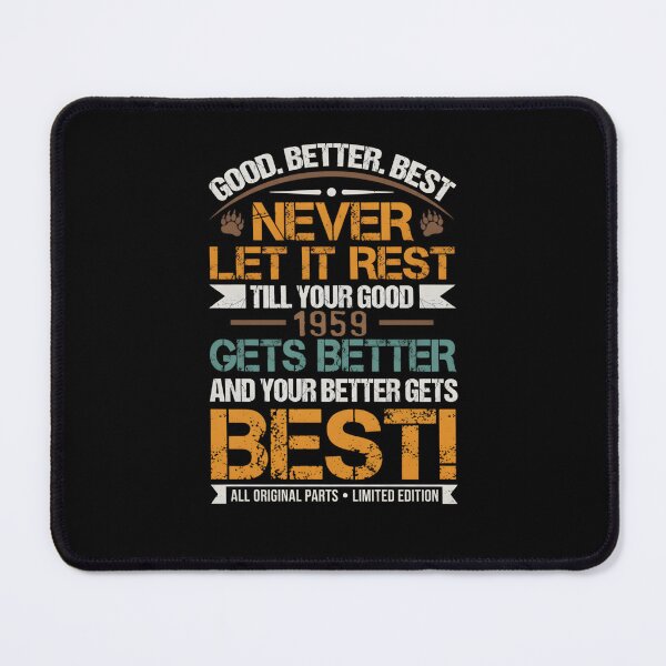 Item preview, Good Better Best Never Let It Rest Motivation Saying Bears designed and sold by THREE LITTLE BEANS.