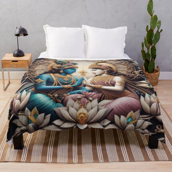 Item preview, Radha Krishna Divine Union Meditation designed and sold by ApproachingZion.