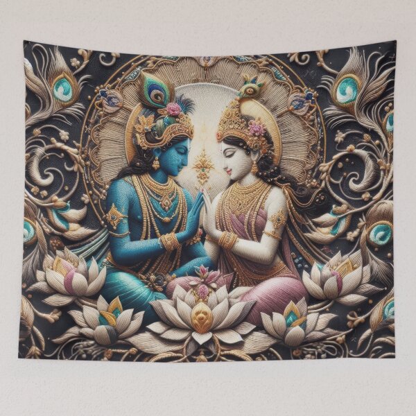 Item preview, Radha Krishna Divine Union Meditation designed and sold by ApproachingZion.