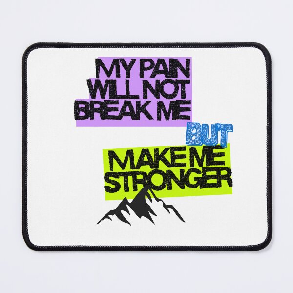 Item preview, My Pain Will Not Break Me, Faith Strength Quote designed and sold by TheProverbsMom.