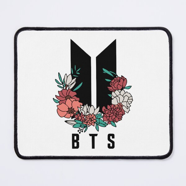 Item preview, BTS Floral Logo Aesthetic - Bangtan Sonyeondan Flower Art designed and sold by Polarisofficial.