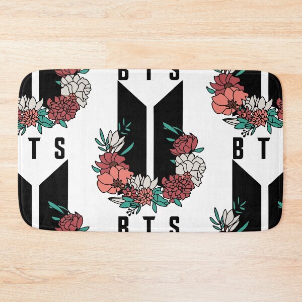 Item preview, BTS Floral Logo Aesthetic - Bangtan Sonyeondan Flower Art designed and sold by Polarisofficial.