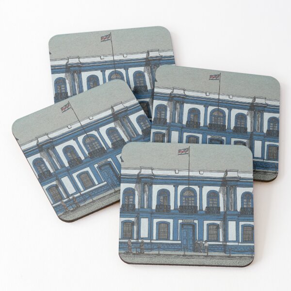 Item preview, The Presidential Palace of Costa Rica - Historic Blue Facade designed and sold by JanidAlfaro.
