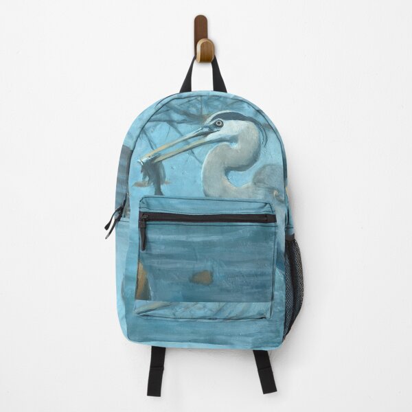 Item preview, The Patient Hunter - Great Blue Heron Painting designed and sold by Carlos Taylor.
