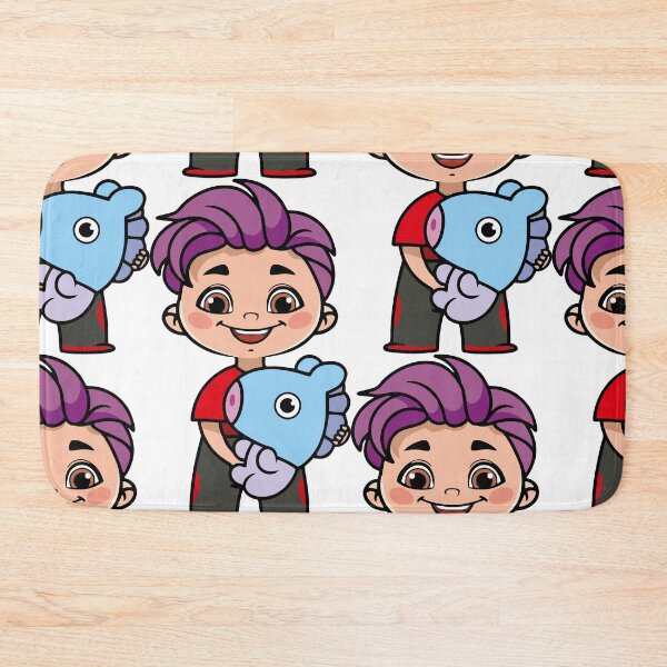 Item preview, Chibi Boy with Mang Plushie - BTS J-Hope Inspired Character Art designed and sold by Polarisofficial.